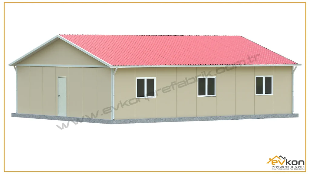 103 metrekare prefabrik yatakhane