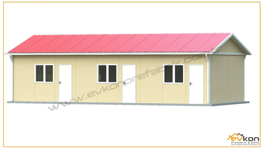 60 metrekare prefabrik yatakhane