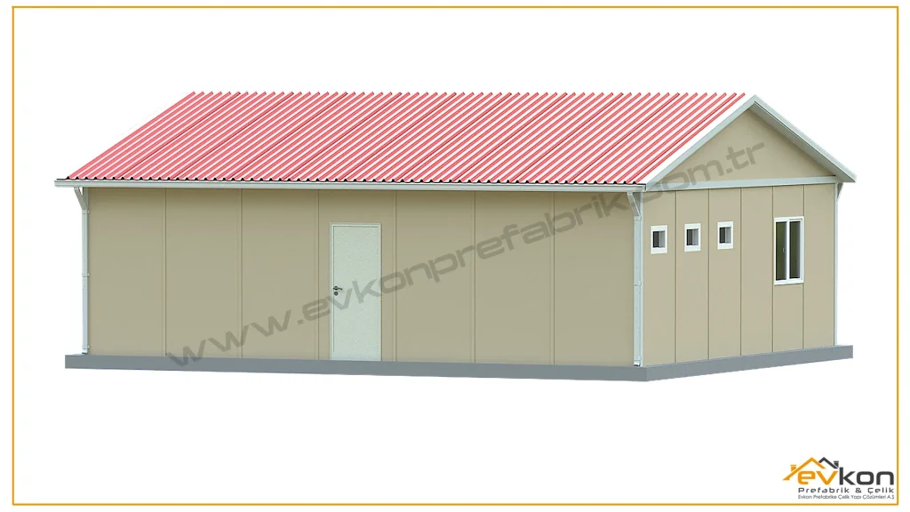 70 metrekare prefabrik yatakhane