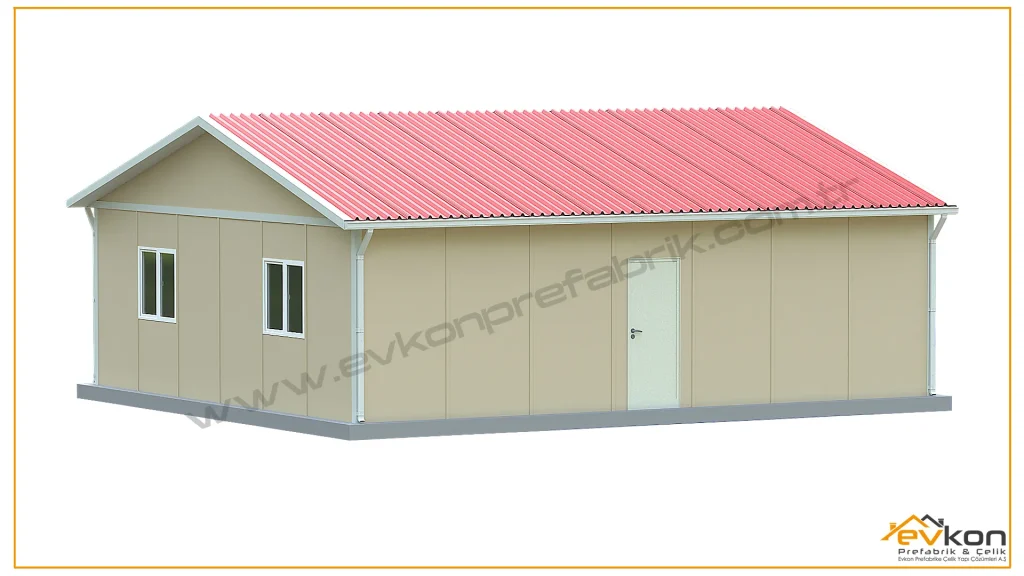 70 metrekare prefabrik yatakhane