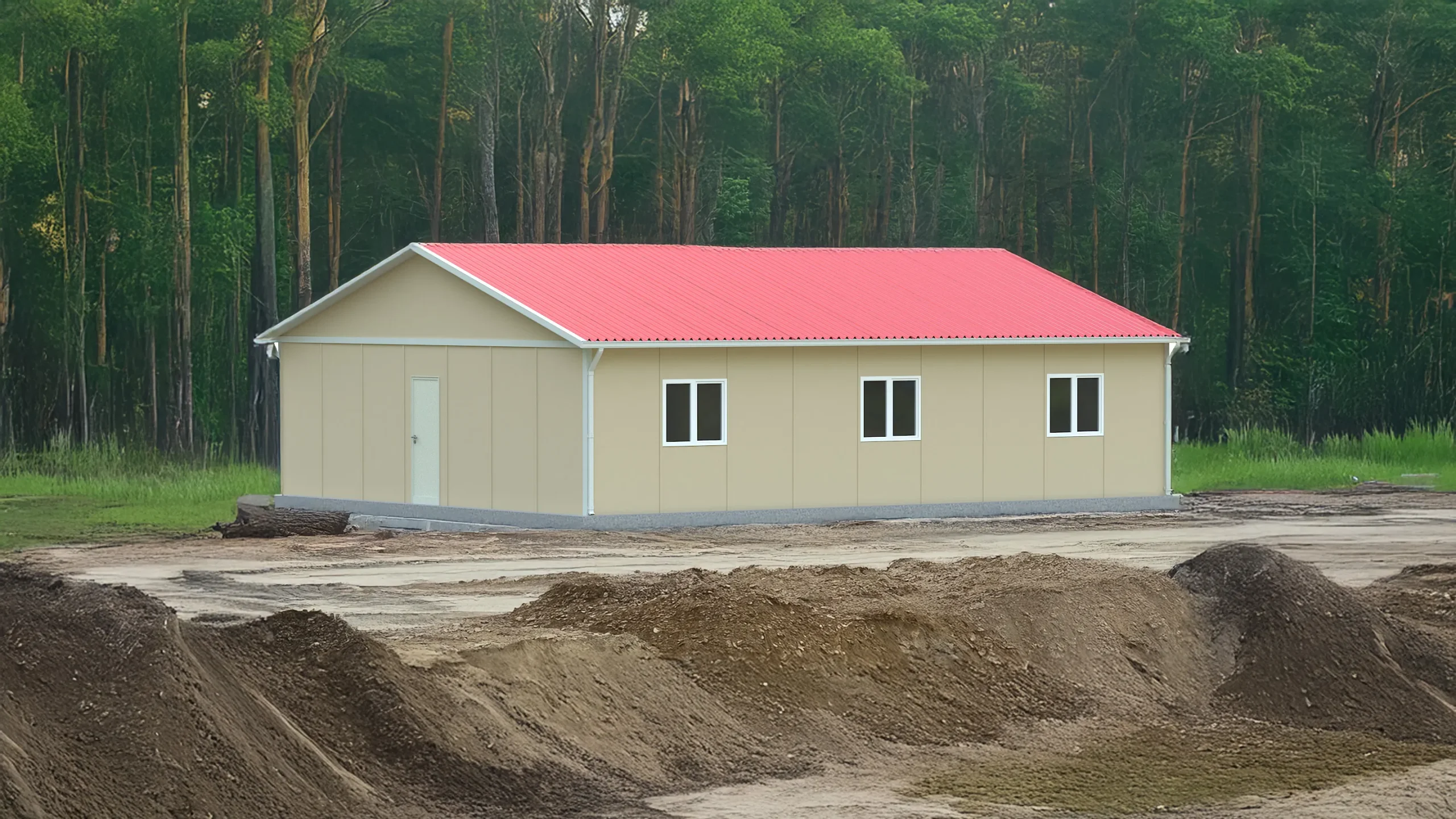 103 metrekare prefabrik yatakhane